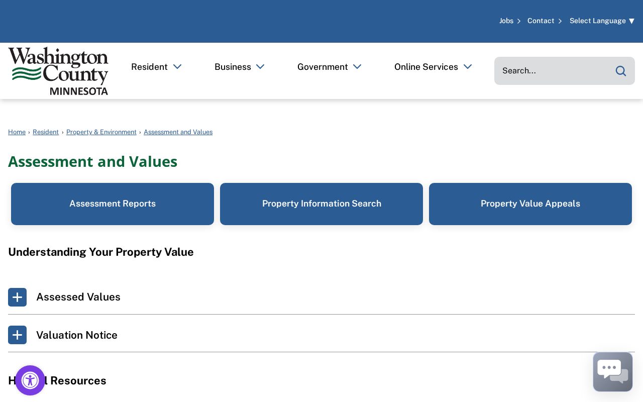 Forest Lake residents directory Washington County assessment and values information